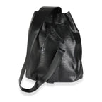 Louis Vuitton Louis Vuitton Vintage Black Epi Leather Sac a Dos Drawstring Sling Backpack