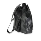 Louis Vuitton Louis Vuitton Vintage Black Epi Leather Sac a Dos Drawstring Sling Backpack