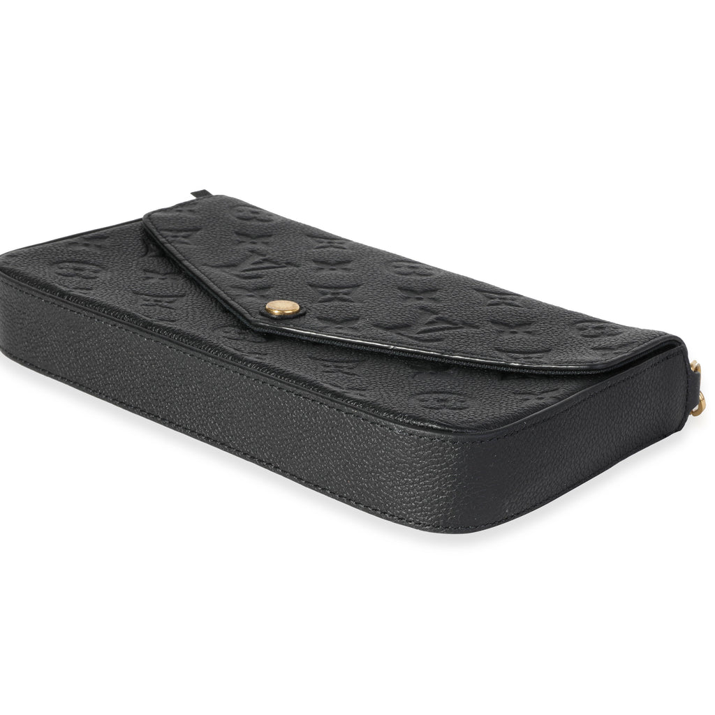 Louis Vuitton Louis Vuitton Black Monogram Empreinte Félicie Pochette