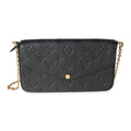 Louis Vuitton Louis Vuitton Black Monogram Empreinte Félicie Pochette