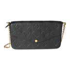 Louis Vuitton Louis Vuitton Black Monogram Empreinte Félicie Pochette