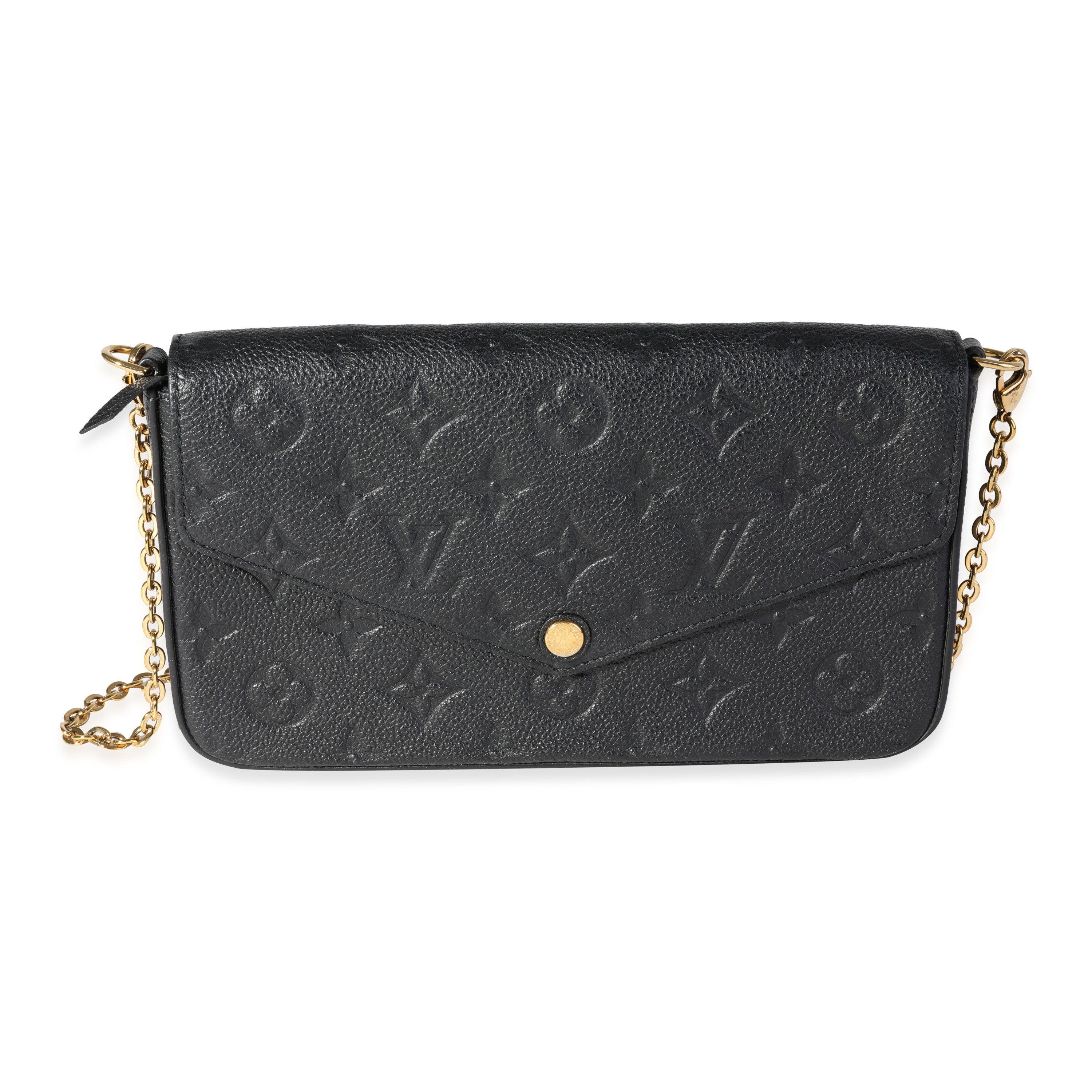 Louis Vuitton Louis Vuitton Black Monogram Empreinte Félicie Pochette