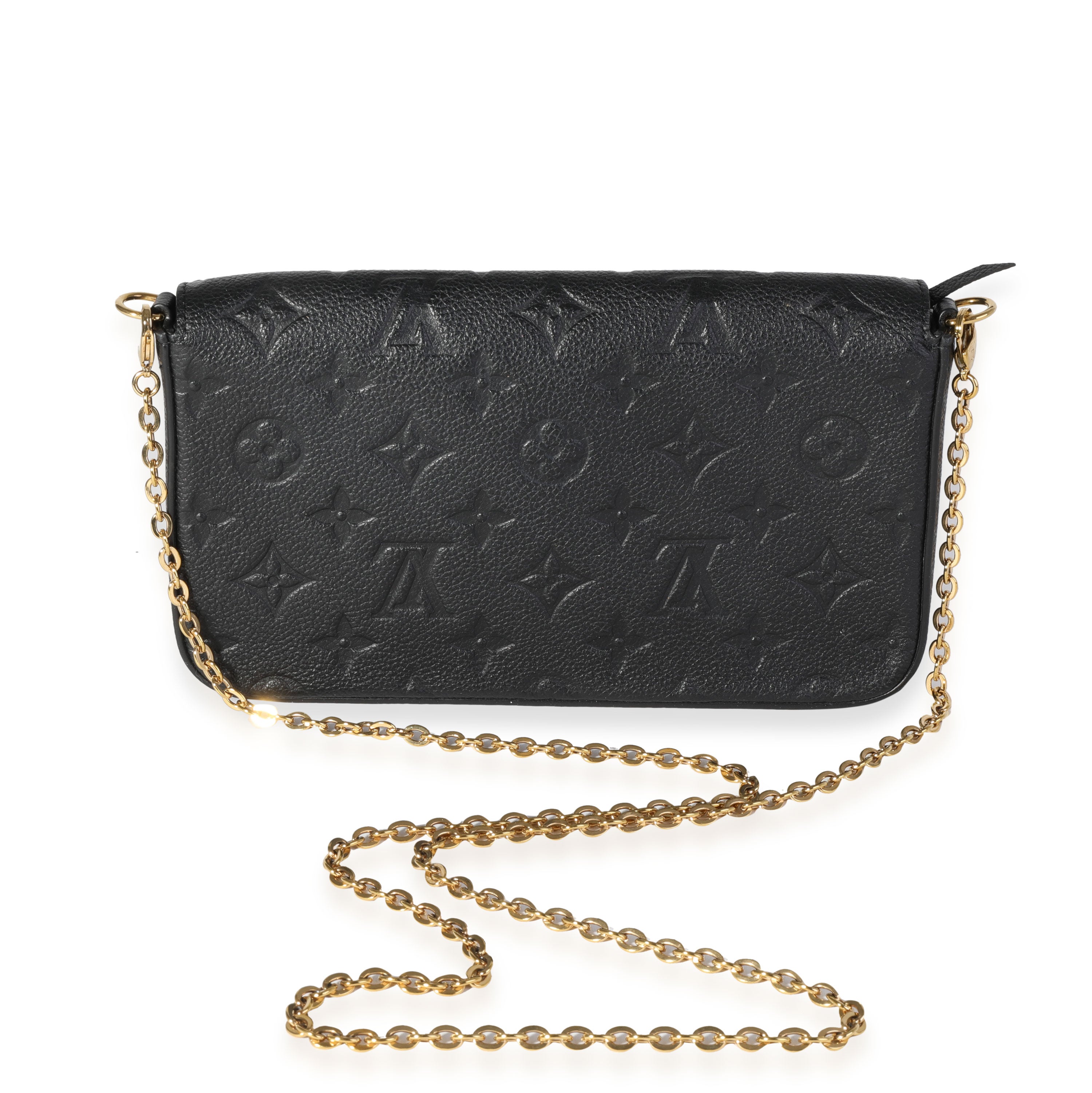 Louis Vuitton Louis Vuitton Black Monogram Empreinte Félicie Pochette