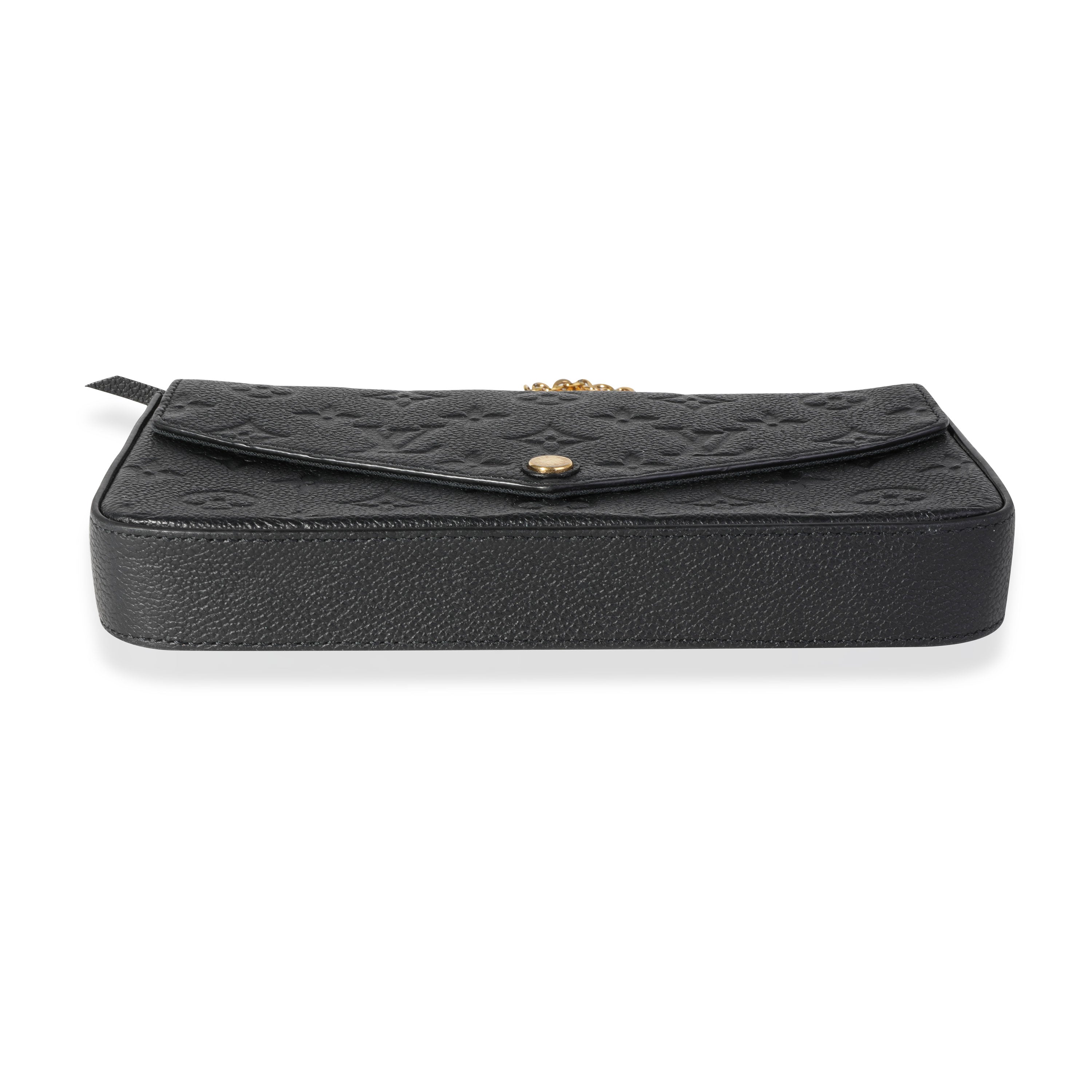 Louis Vuitton Louis Vuitton Black Monogram Empreinte Félicie Pochette