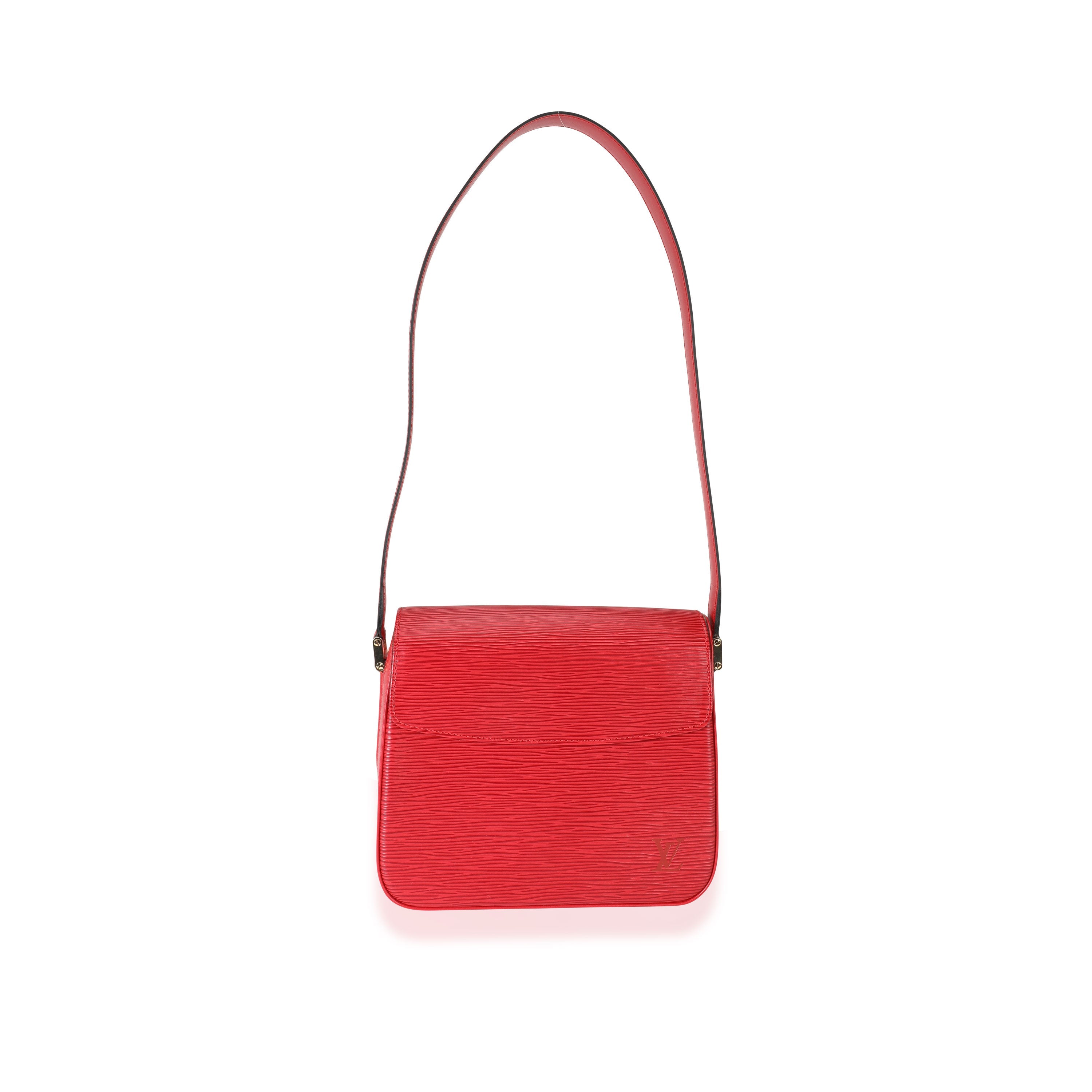 Louis Vuitton Louis Vuitton Rouge Epi Leather Buci Shoulder Bag