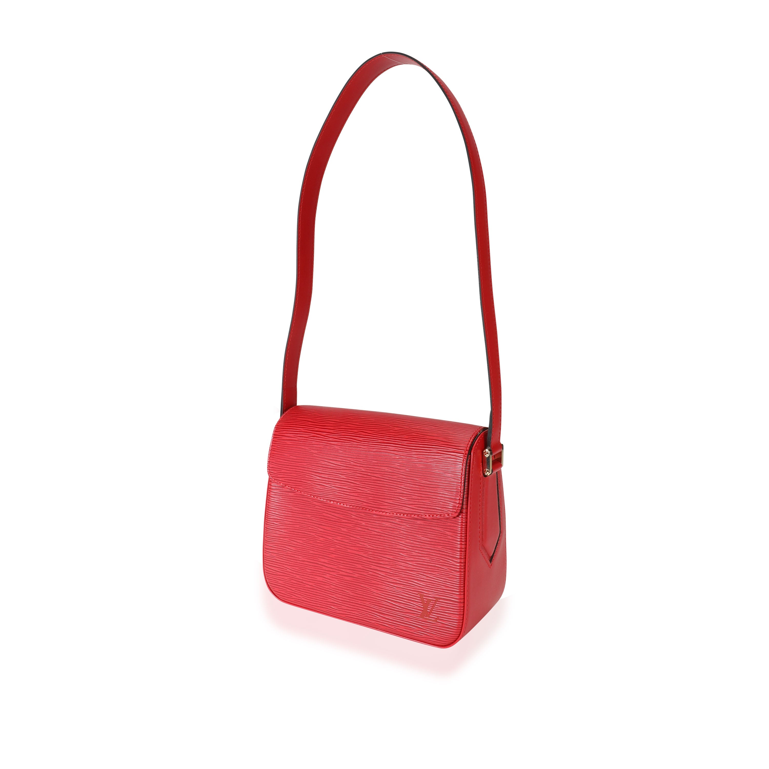 Louis Vuitton Louis Vuitton Rouge Epi Leather Buci Shoulder Bag