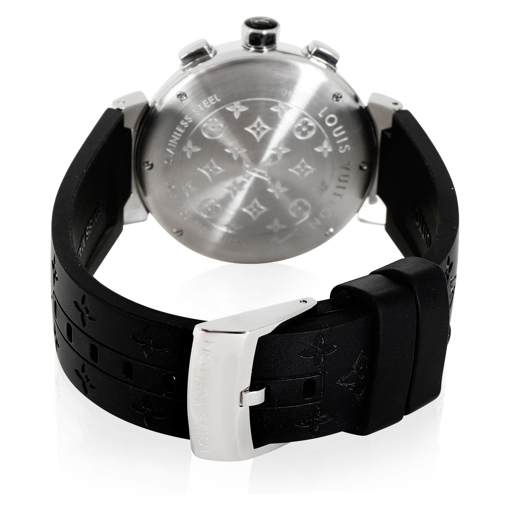 Louis Vuitton Louis Vuitton Tambour Q11BG Unisex Watch in  Stainless Steel