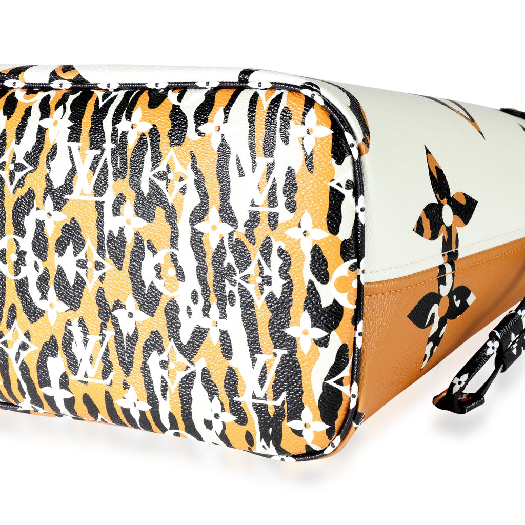 Louis Vuitton Louis Vuitton Limited Edition Ivory Monogram Giant Jungle Canvas Neverfull MM