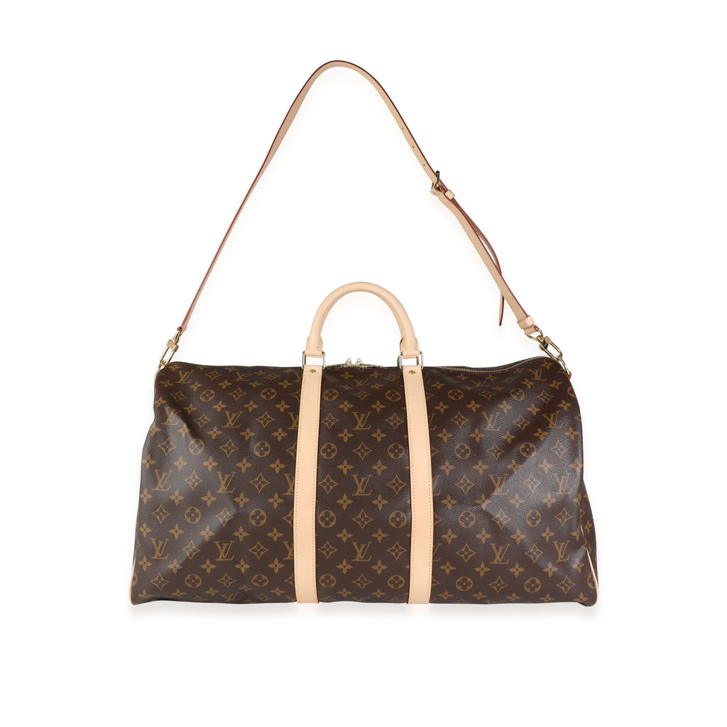 Louis Vuitton Louis Vuitton Monogram Canvas Keepall Bandoulière 55