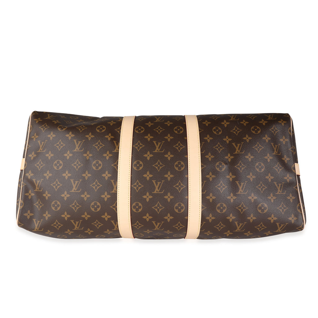 Louis Vuitton Louis Vuitton Monogram Canvas Keepall Bandoulière 55
