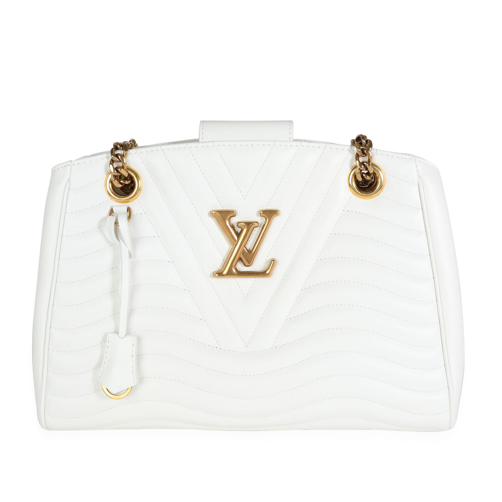 Louis Vuitton Louis Vuitton Snow Quilted Cowhide New Wave Chain Tote