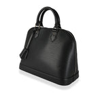 Louis Vuitton Louis Vuitton Black Epi Leather Alma PM