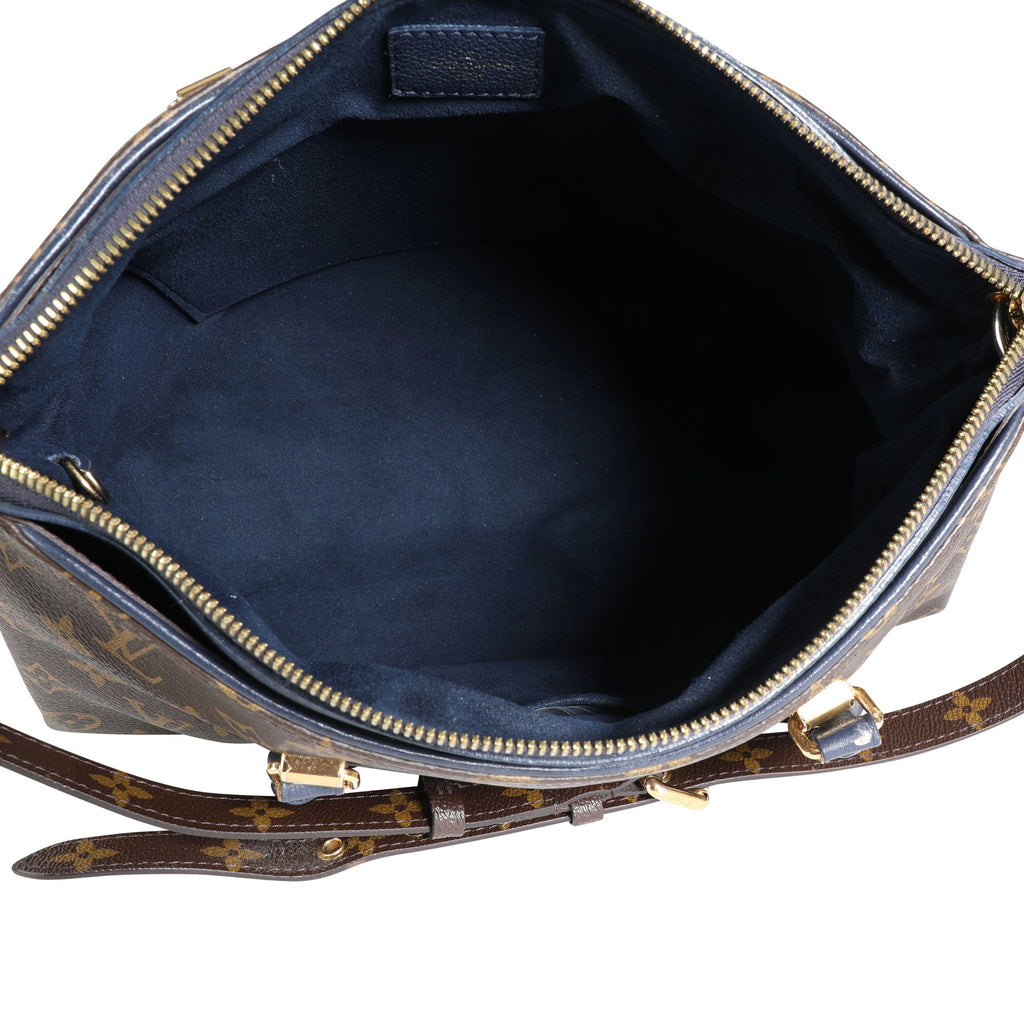 Louis Vuitton Louis Vuitton Monogram Canvas & Marine Bleu Pallas MM