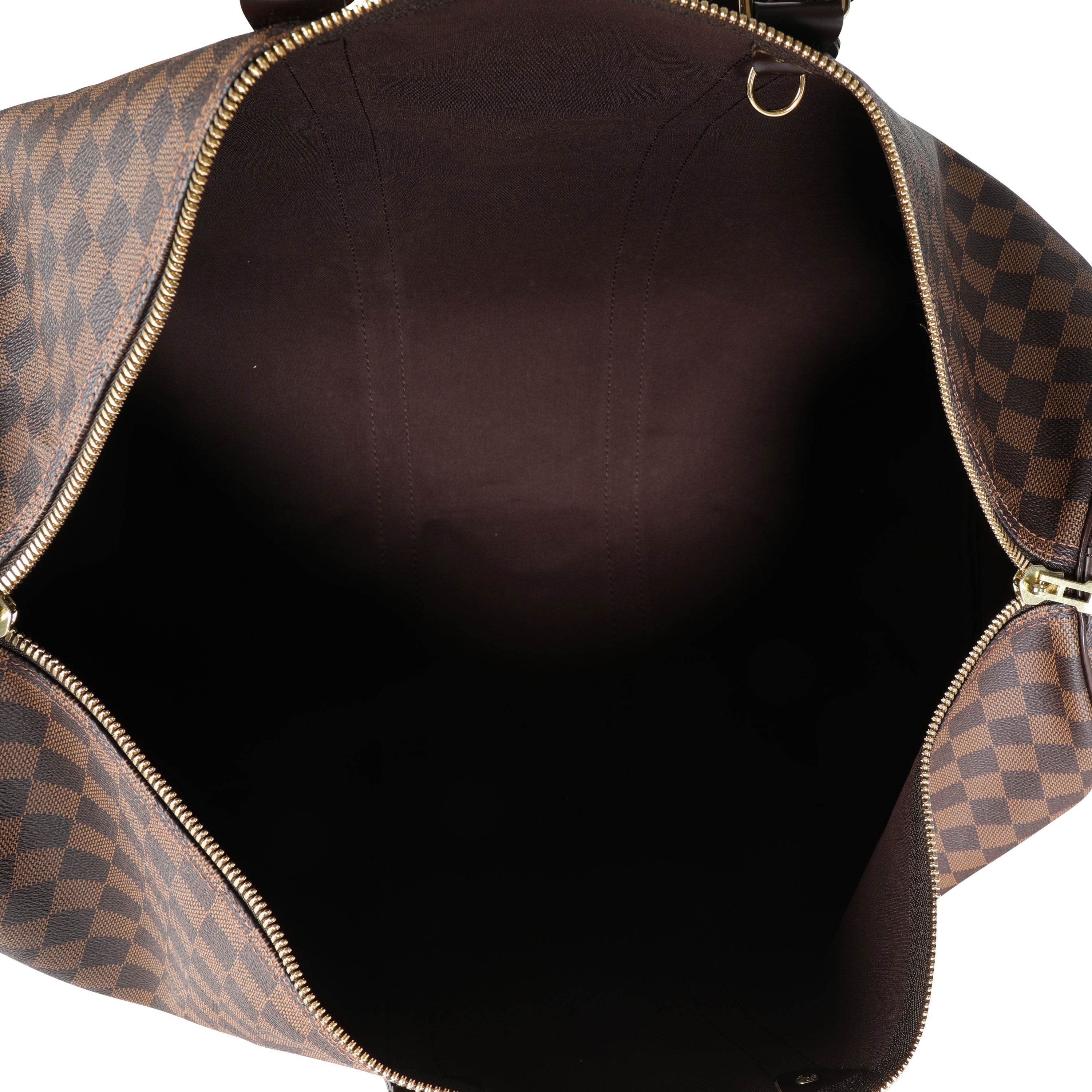 Louis Vuitton Louis Vuitton Damier Ebene Canvas Keepall Bandoulière 55