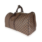 Louis Vuitton Louis Vuitton Damier Ebene Canvas Keepall Bandoulière 55