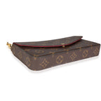 Louis Vuitton Louis Vuitton Fuchsia & Monogram Canvas Félicie Pochette