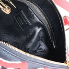 Louis Vuitton Louis Vuitton x Urs Fischer Limited Black & Red Tufted Monogram Canvas Speedy 25