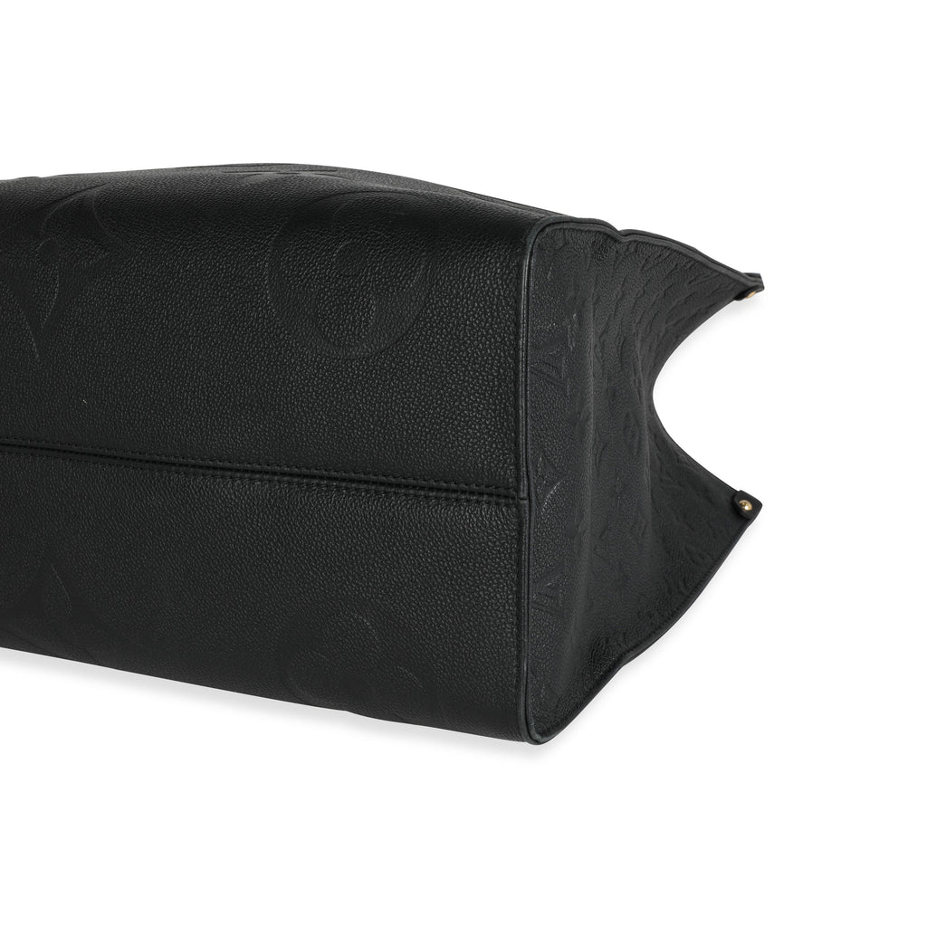 Louis Vuitton Louis Vuitton Black Empreinte Leather Onthego GM