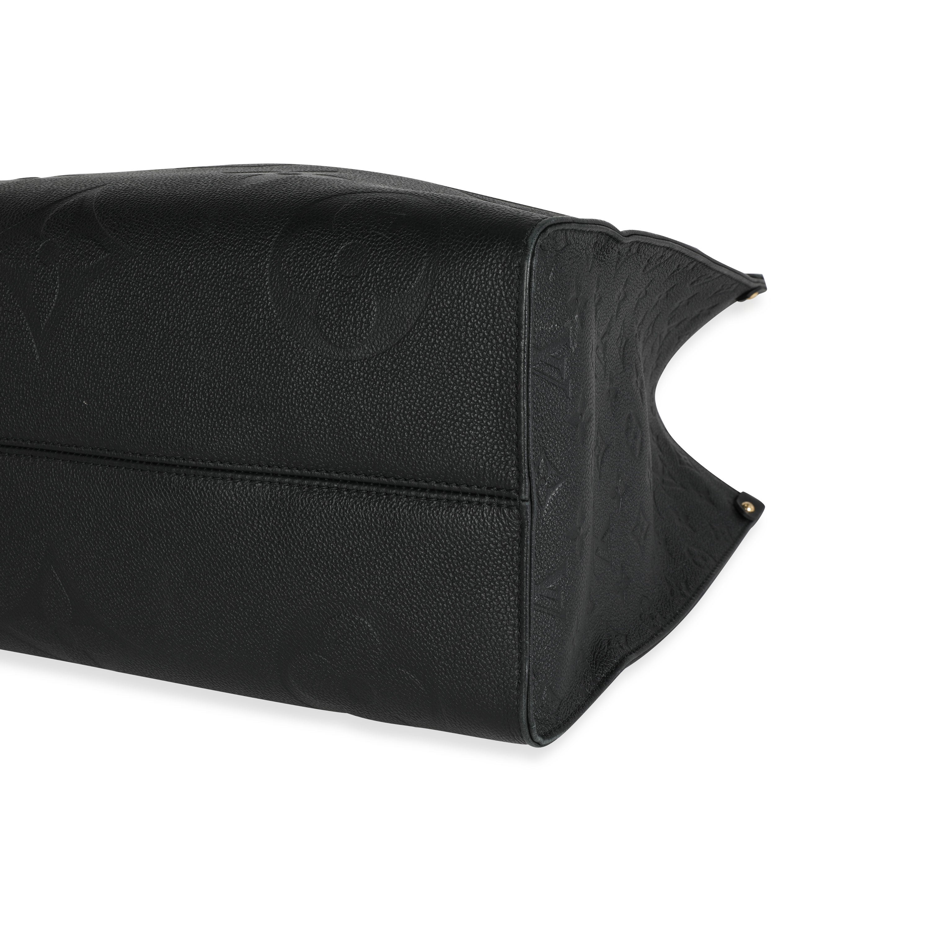 Louis Vuitton Louis Vuitton Black Empreinte Leather Onthego GM