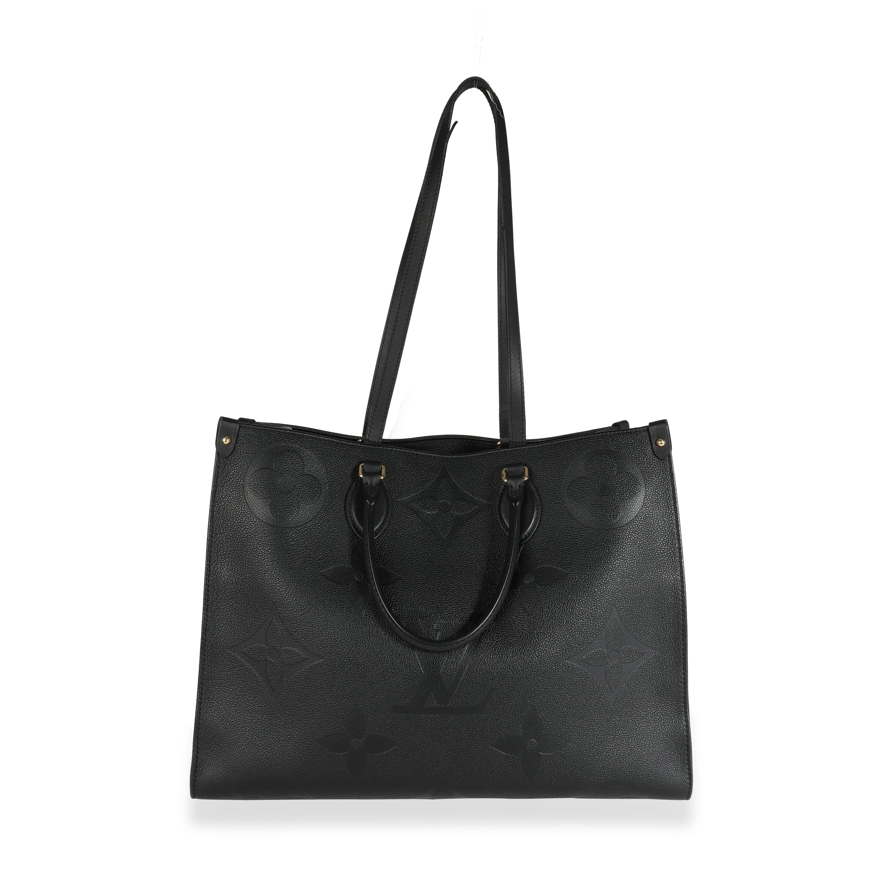 Louis Vuitton Louis Vuitton Black Empreinte Leather Onthego GM
