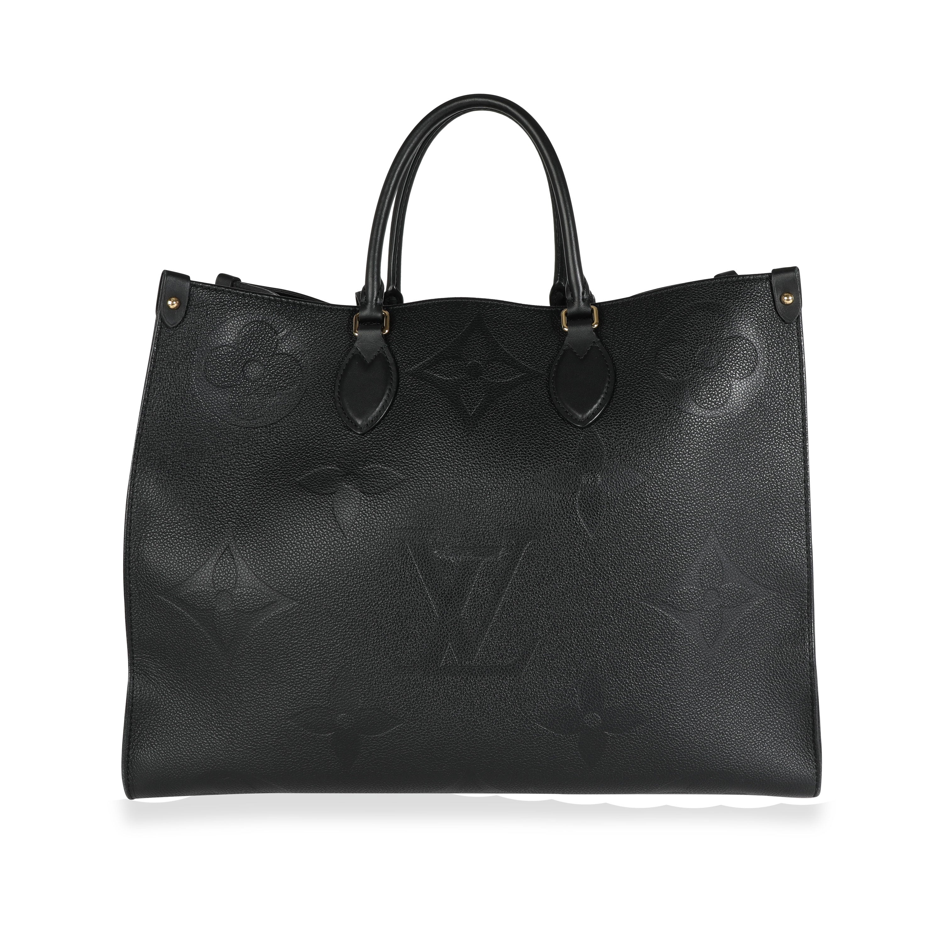 Louis Vuitton Louis Vuitton Black Empreinte Leather Onthego GM