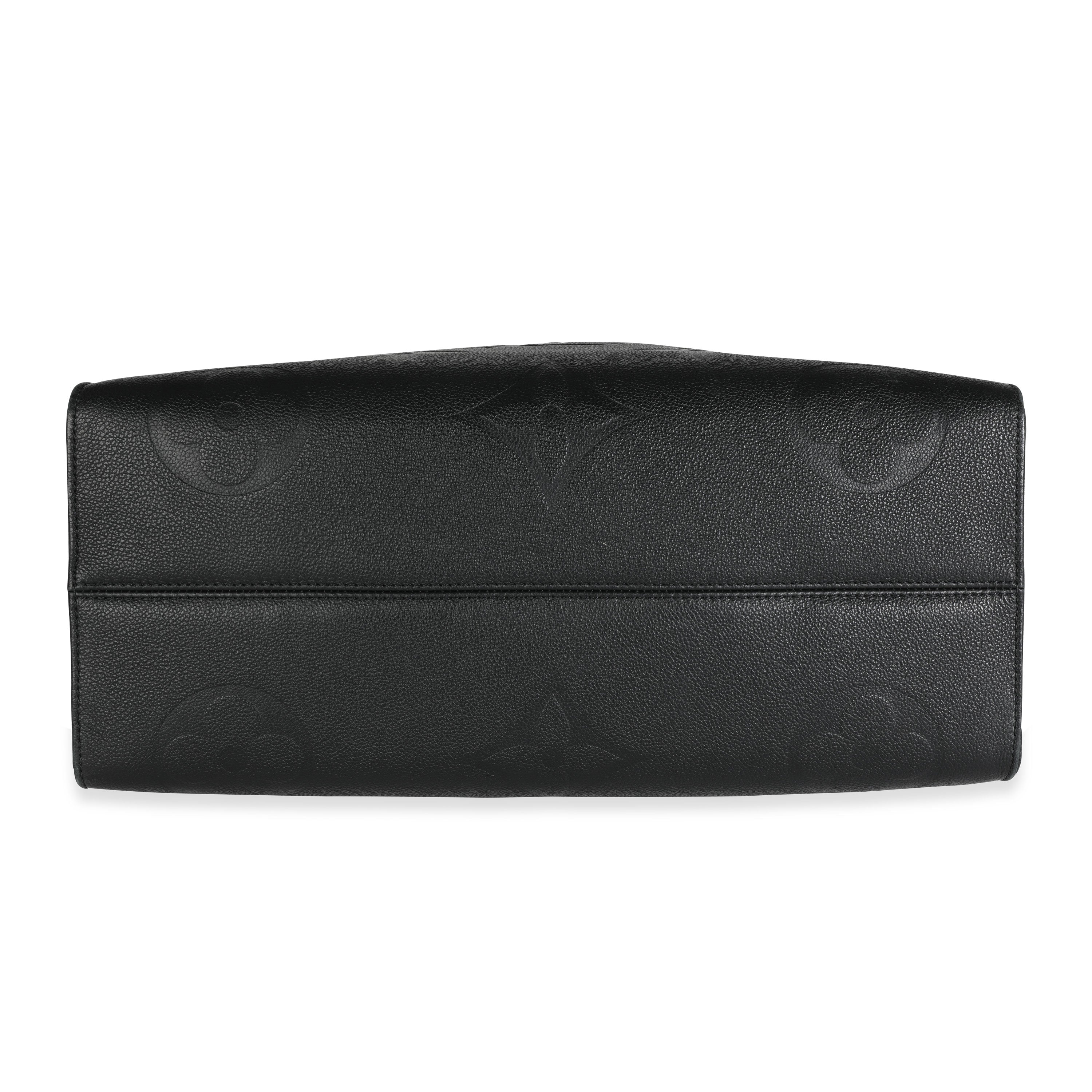 Louis Vuitton Louis Vuitton Black Empreinte Leather Onthego GM