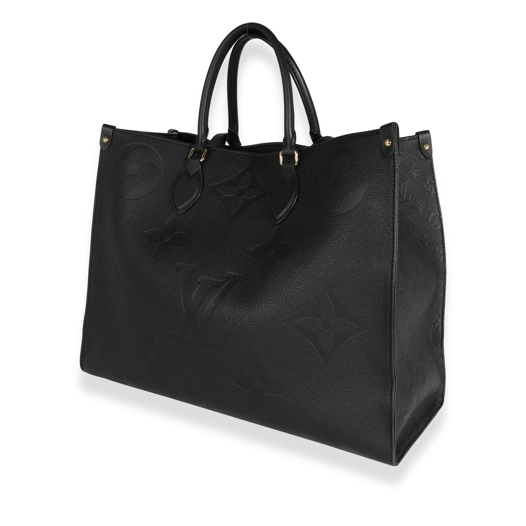 Louis Vuitton Louis Vuitton Black Empreinte Leather Onthego GM