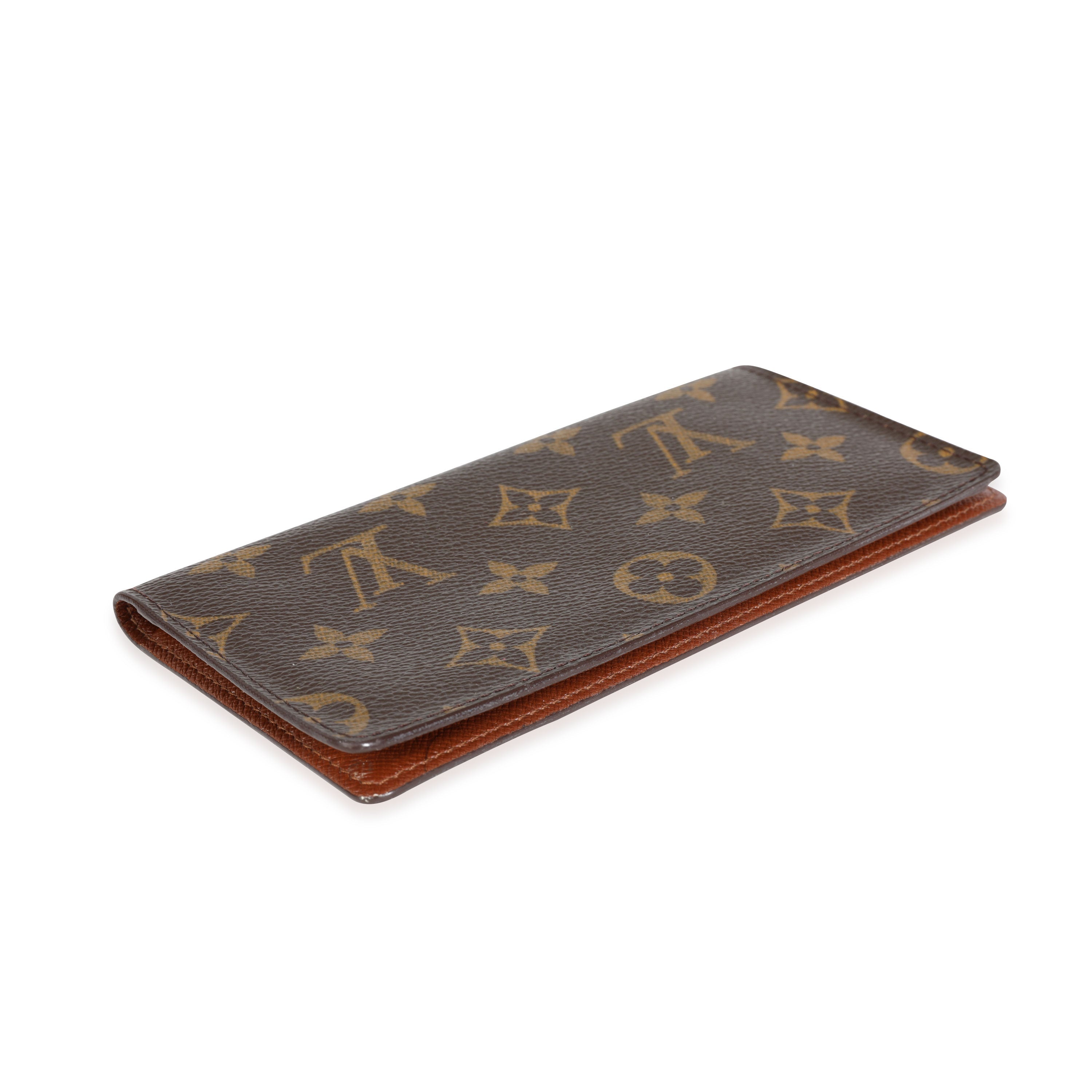 Louis Vuitton Louis Vuitton Monogram Canvas Checkbook Cover