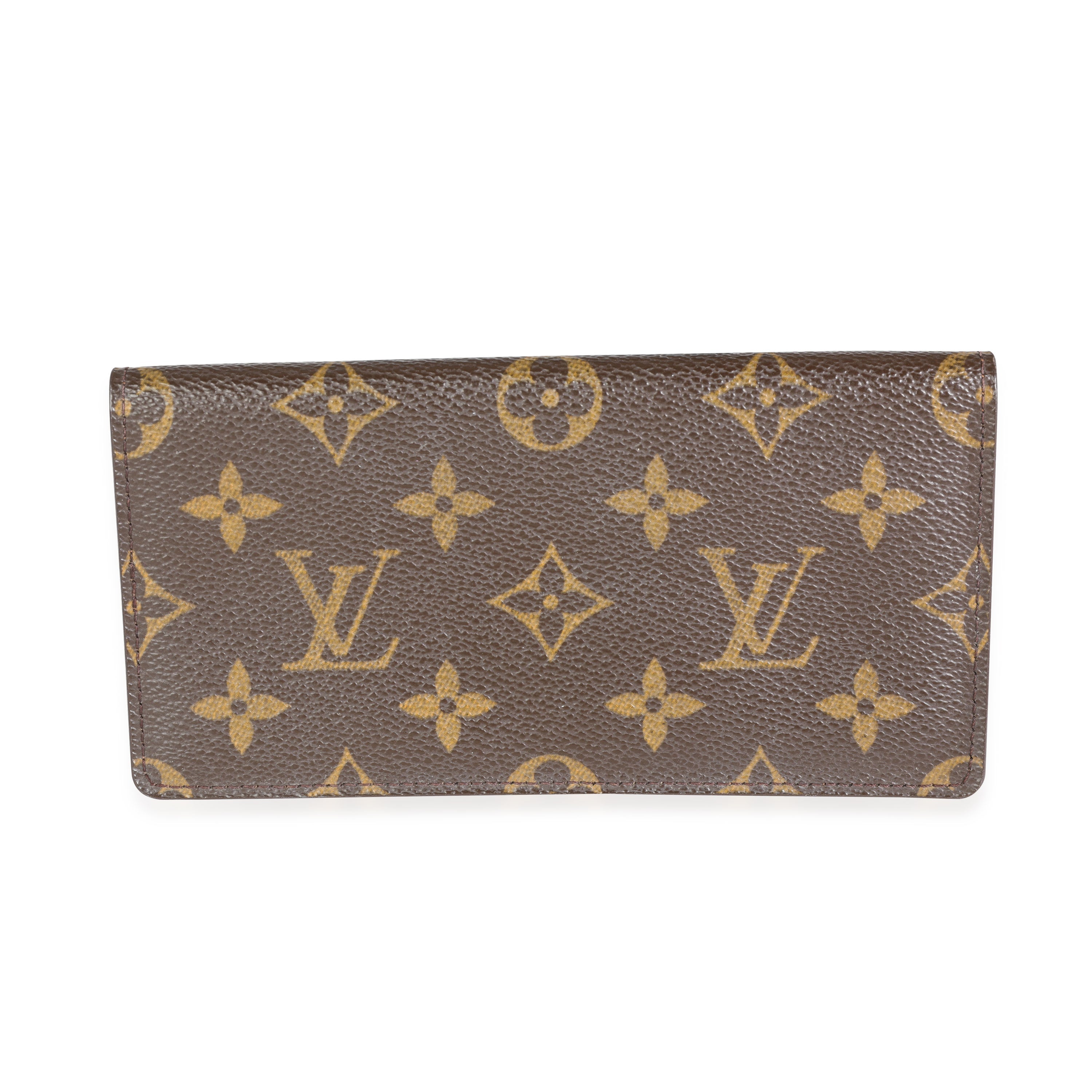 Louis Vuitton Louis Vuitton Monogram Canvas Checkbook Cover