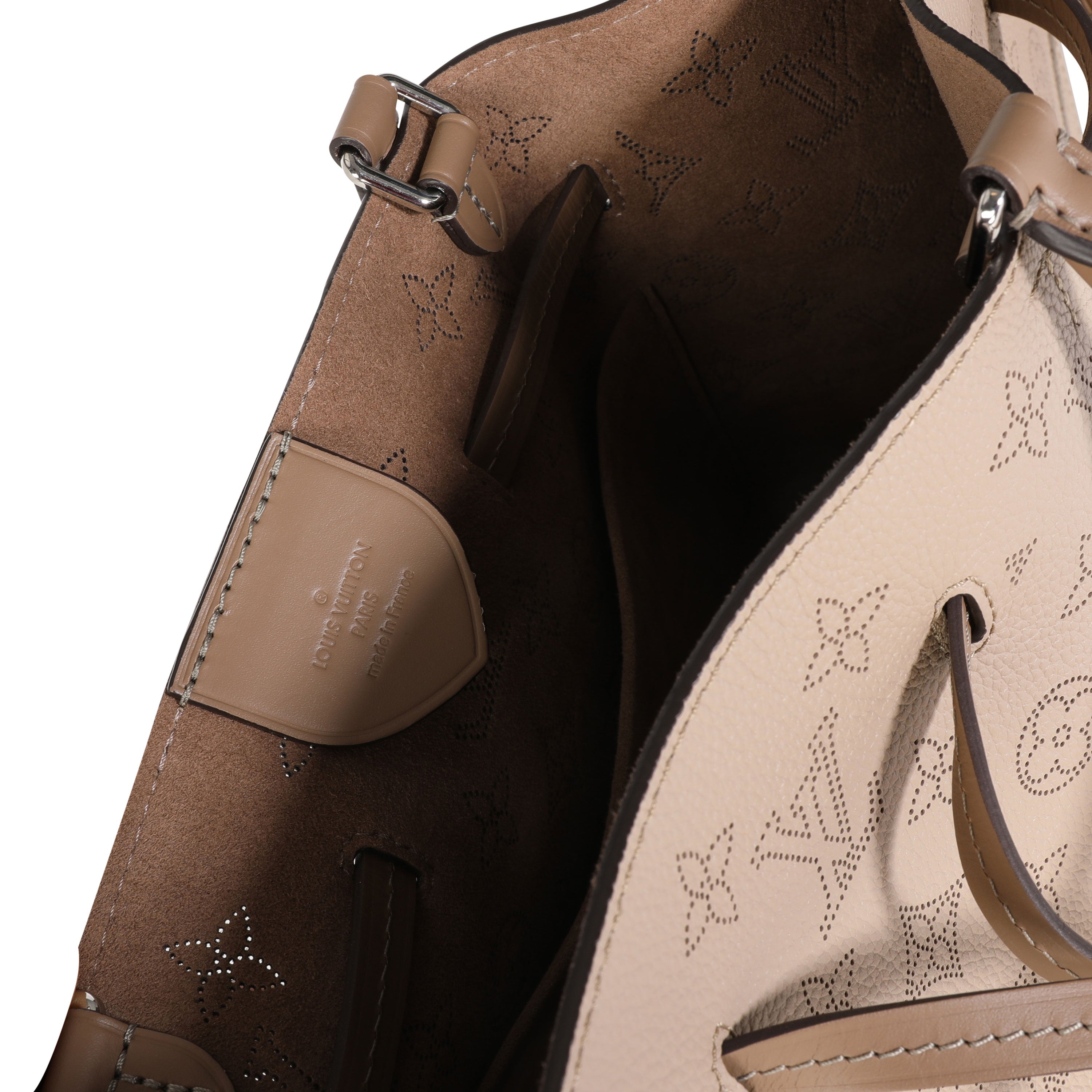 Louis Vuitton Louis Vuitton Galet Mahina Leather Girolata Bag