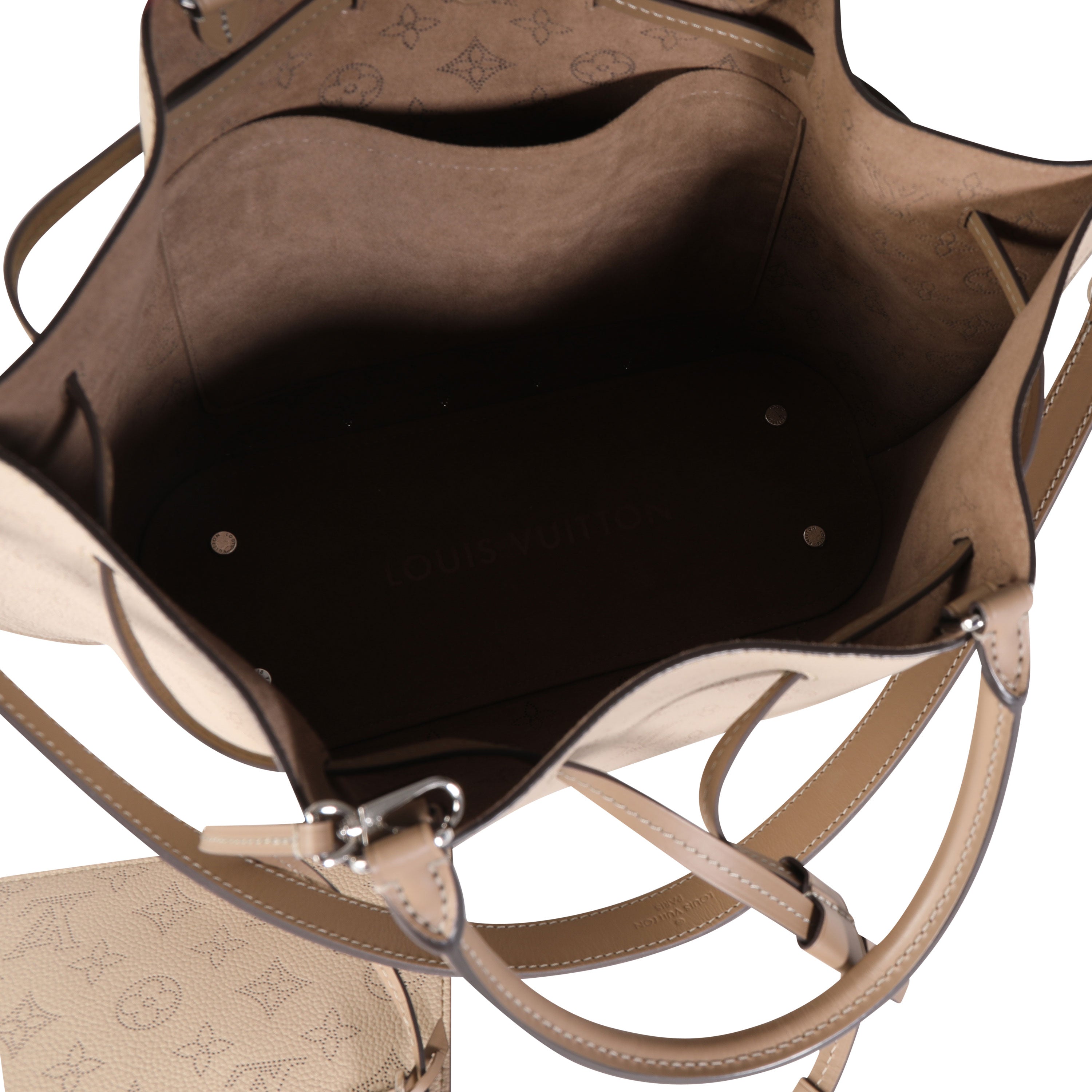 Louis Vuitton Louis Vuitton Galet Mahina Leather Girolata Bag
