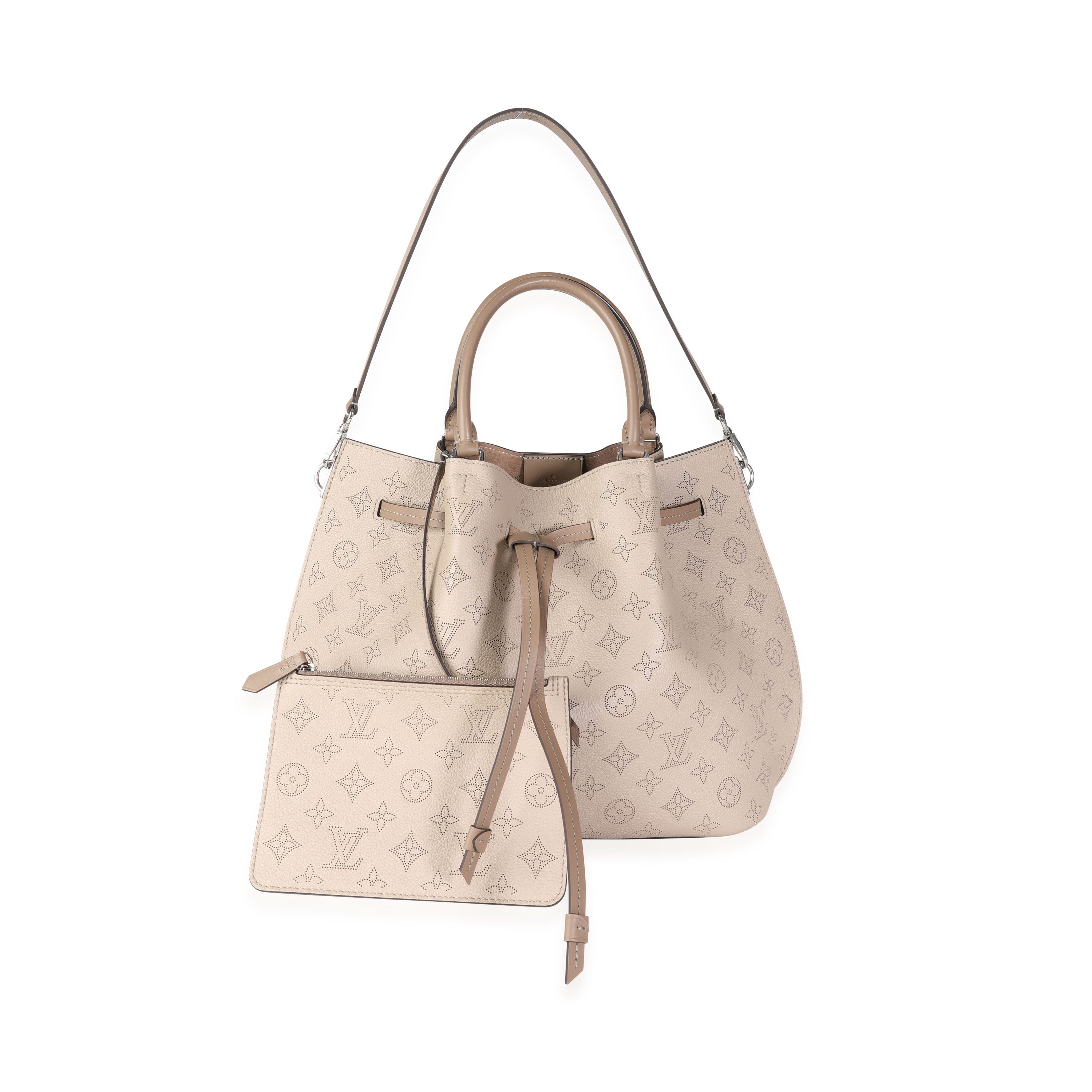 Louis Vuitton Louis Vuitton Galet Mahina Leather Girolata Bag
