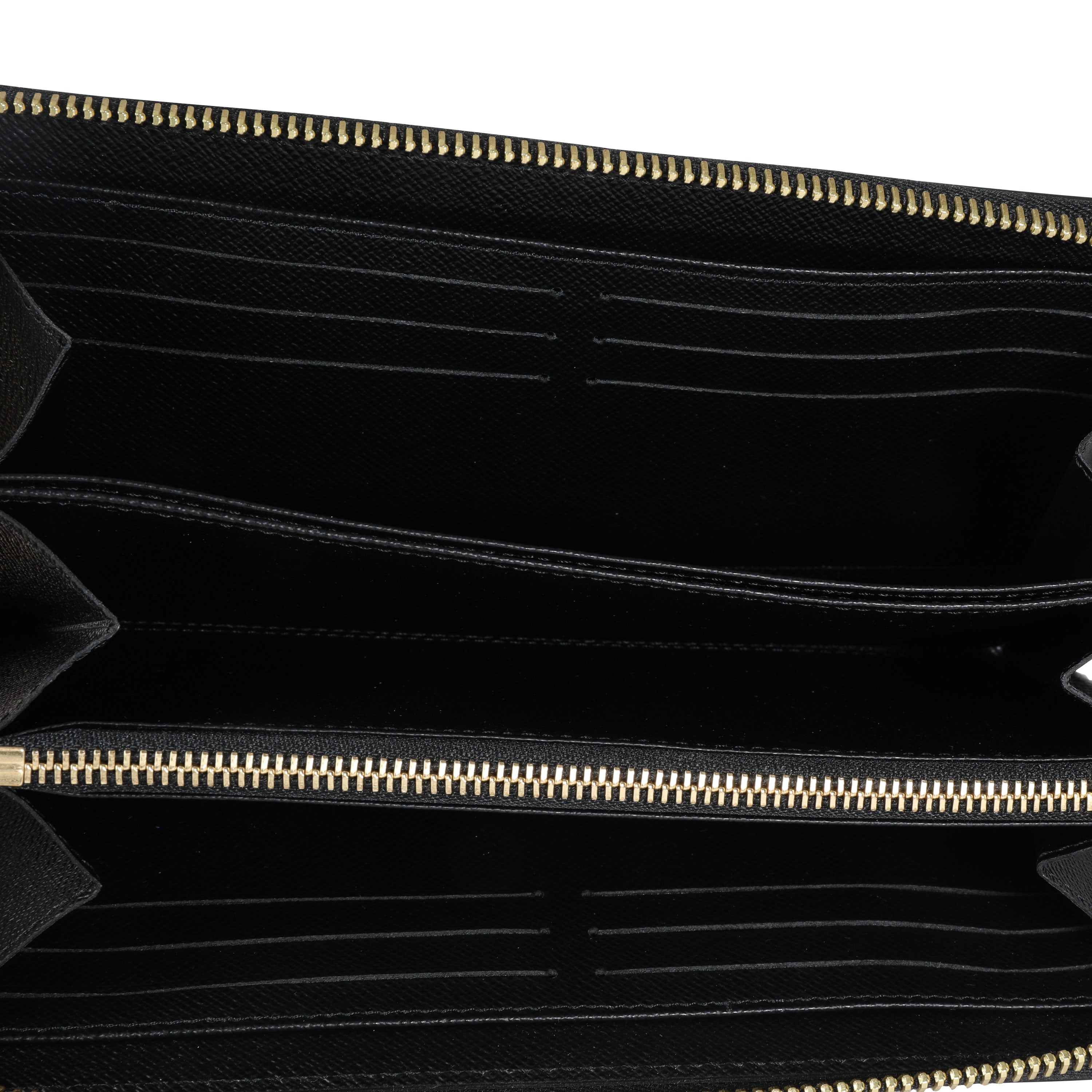 Louis Vuitton Louis Vuitton Black Epi Leather Zippy Wallet