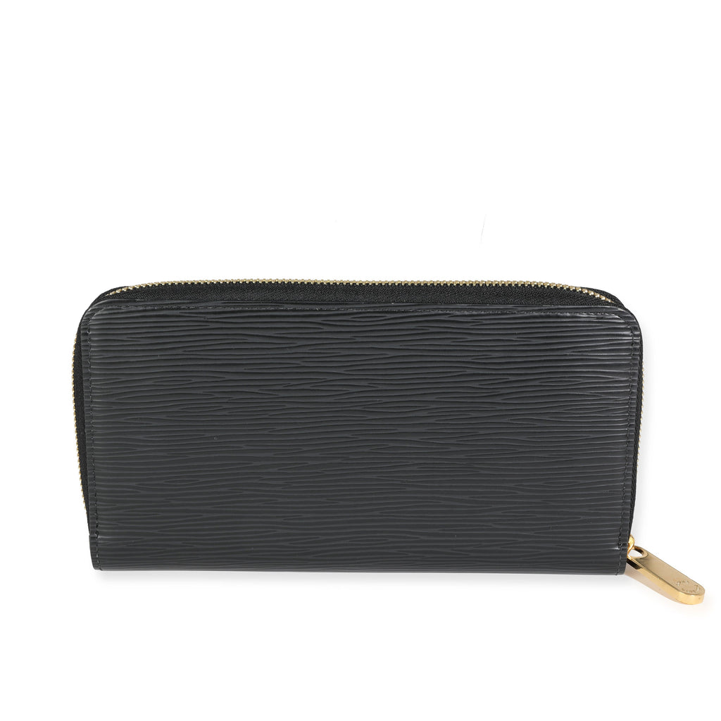 Louis Vuitton Louis Vuitton Black Epi Leather Zippy Wallet