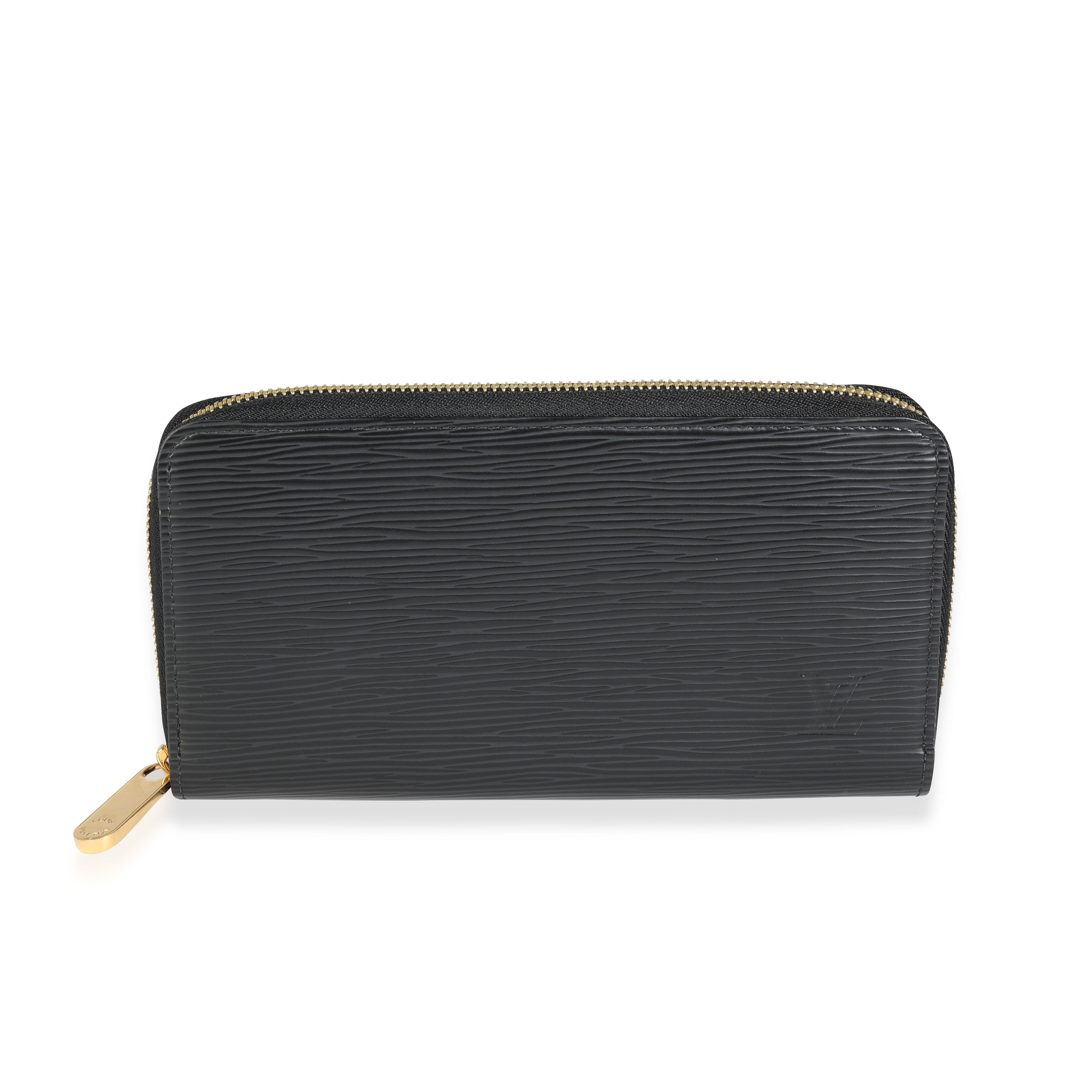 Louis Vuitton Louis Vuitton Black Epi Leather Zippy Wallet
