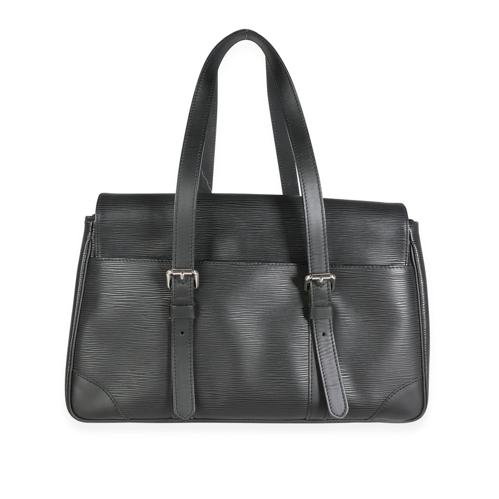 Louis Vuitton Louis Vuitton Black Epi Leather Segur MM