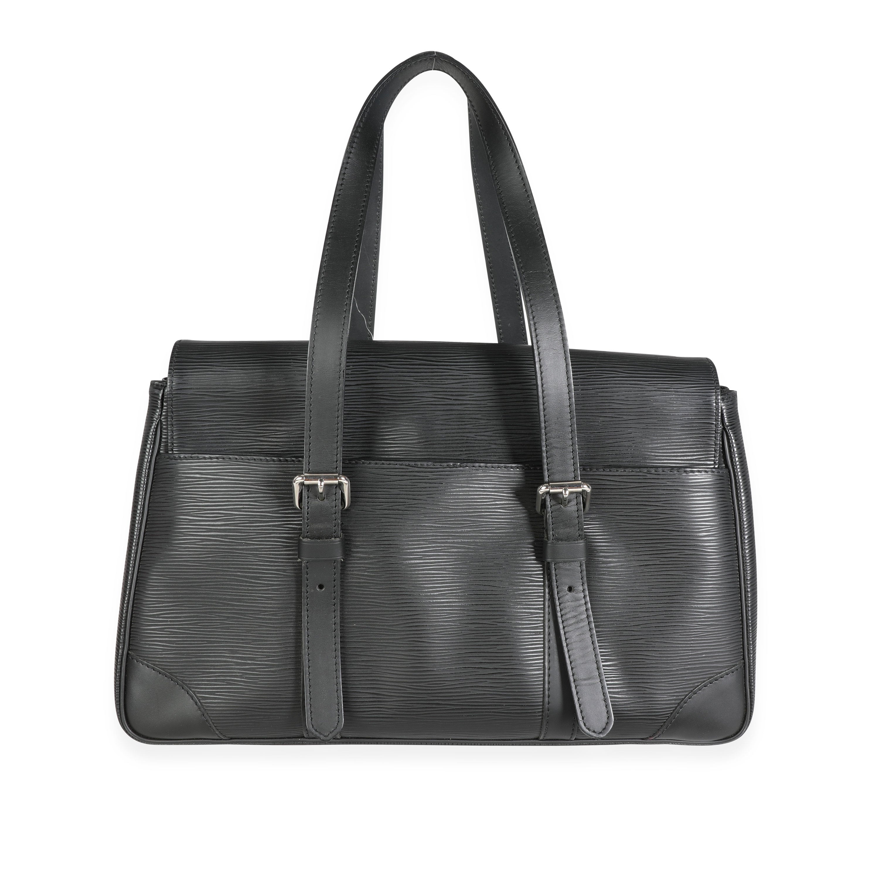 Louis Vuitton Louis Vuitton Black Epi Leather Segur MM