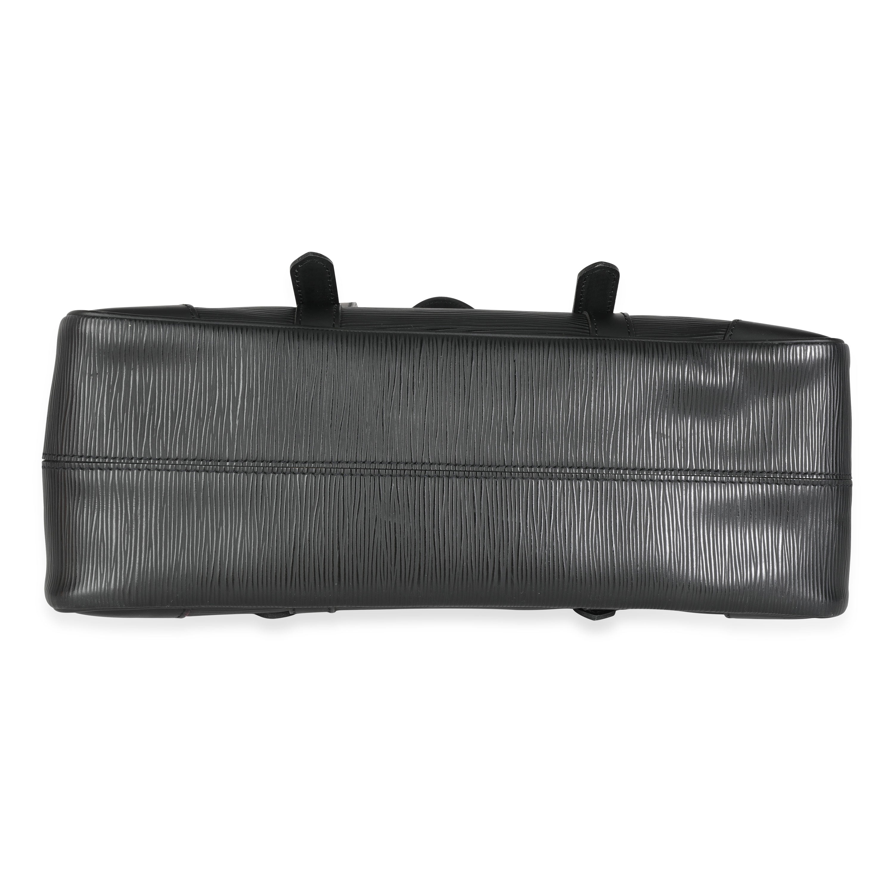 Louis Vuitton Louis Vuitton Black Epi Leather Segur MM