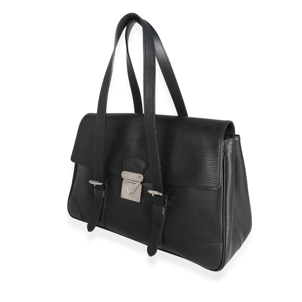 Louis Vuitton Louis Vuitton Black Epi Leather Segur MM