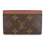 Louis Vuitton Louis Vuitton Armagnac Leather & Monogram Canvas Card Holder