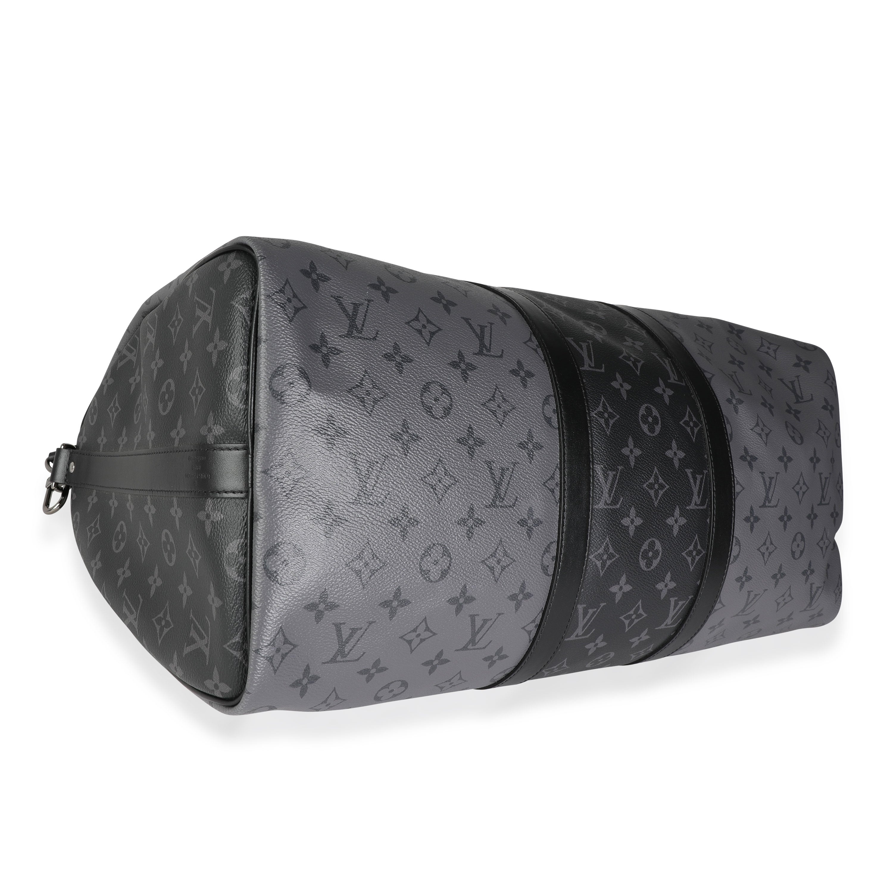 Louis Vuitton Louis Vuitton Reverse Monogram Eclipse Canvas Keepall Bandoulière 50