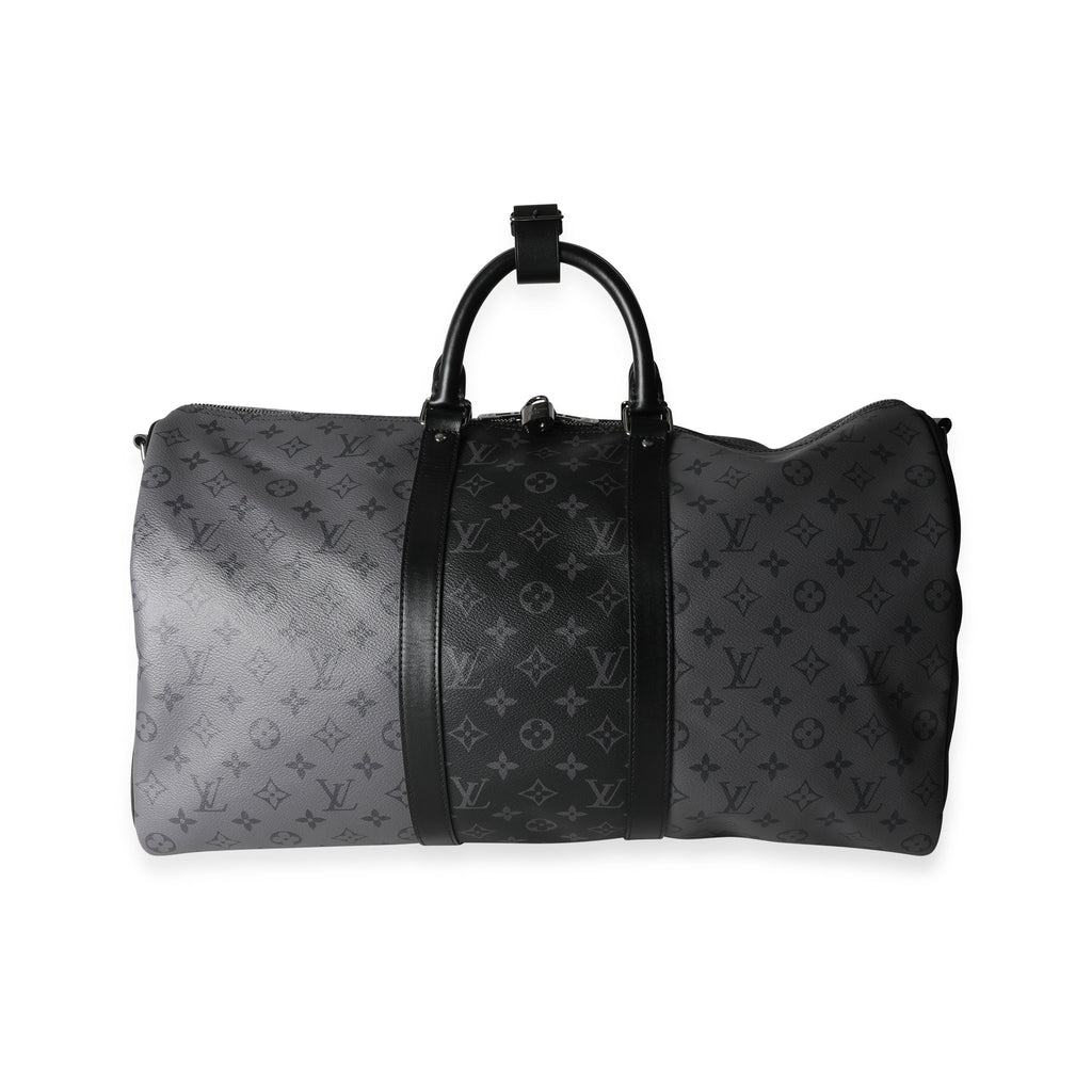 Louis Vuitton Louis Vuitton Reverse Monogram Eclipse Canvas Keepall Bandoulière 50