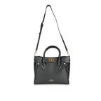 Louis Vuitton Louis Vuitton Black Leather and Tufted Monogram On My Side MM