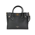 Louis Vuitton Louis Vuitton Black Leather and Tufted Monogram On My Side MM