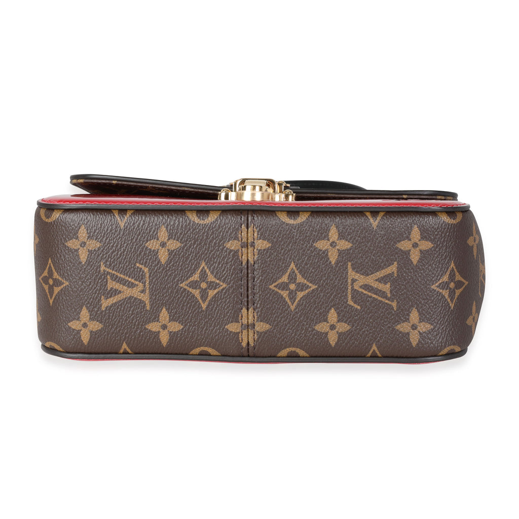 Louis Vuitton Louis Vuitton Scarlet Vernis & Monogram Canvas Cherrywood BB