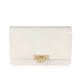 Chanel Gold Metallic Lizard Golden Class Wallet on Chain