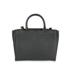 Louis Vuitton Louis Vuitton Black Grained Calfskin Lockmeto Tote