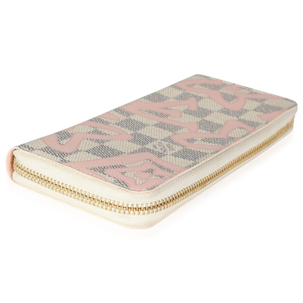 Louis Vuitton Louis Vuitton Damier Azur Tahitienne Clémence Wallet