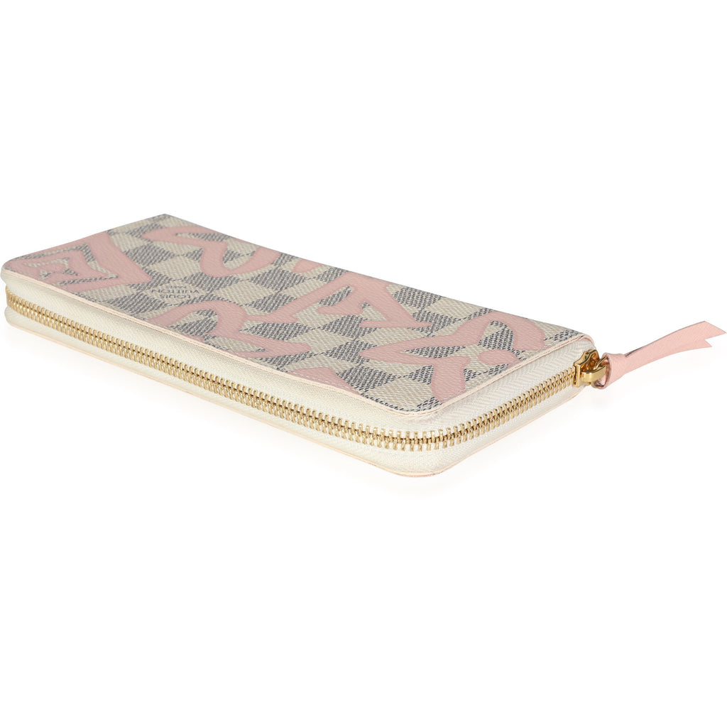 Louis Vuitton Louis Vuitton Damier Azur Tahitienne Clémence Wallet