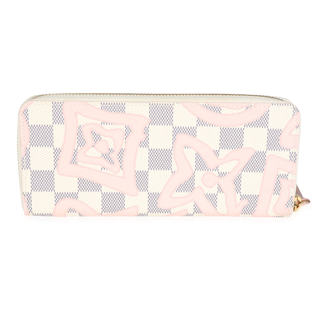 Louis Vuitton Louis Vuitton Damier Azur Tahitienne Clémence Wallet